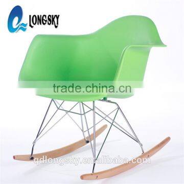 LS-4012B Plastic Armrest PP Classic Rocking Chair Home Furniture Chair Modern Bentwood Rocking Chair photo-4