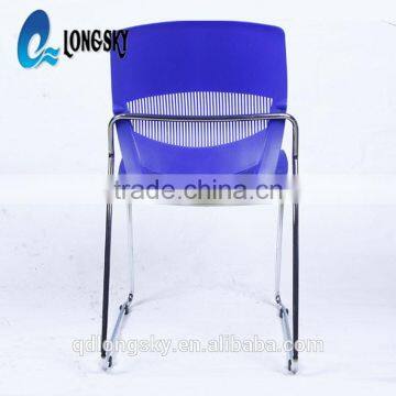 LS-4025 Wholesale Stacking up Plastic Conference Comfortable Meeting Office Chairs photo-4