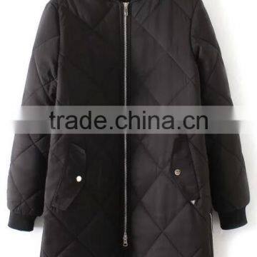 Runwaylover EY0989C Women Windbreaker Classic Long Padded Coat photo-5