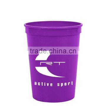 USA Made 12 oz Smooth-Sided Stadium Cup In Solid Colors - BPA-free, FDA Compliant and Comes With Your Logo photo-5