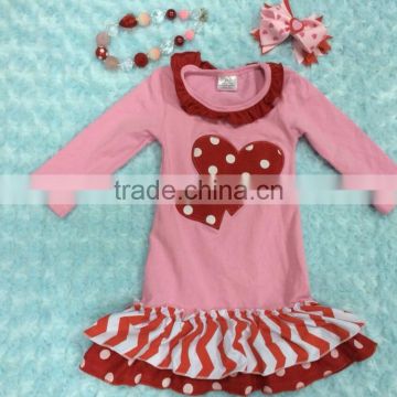 baby girls heart dress valentines dress with matching headband and chunky necklace set