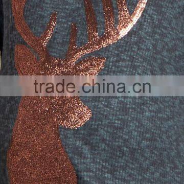 Hot-selling Promotional Beautiful Sequin Printing Maternity Top