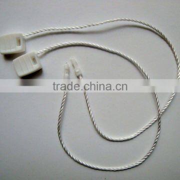 white merchandise plastic tag