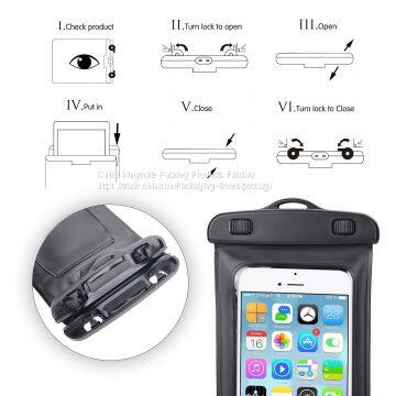 Eco-Friendly TPU Waterproof Dry Pouch Floating Waterproof Case IPhone Dry Bag With Air-Filled Frame Function photo-2