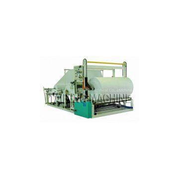 The jumbo roll paper rewinding cutting machine