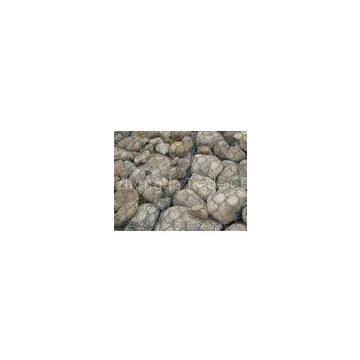 Twisting / Braiding PVC Coated Hexagonal Wire Mesh , Heavy Duty Rock Fall Mesh