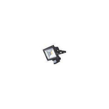 Outdoor Cool White IP65 6000K 50W LED Floodlight With PIR 110-120lm/W