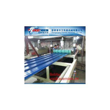 PVC+ASA anti-ultraviolet/anti-corrosion glazed roof tile/roofing sheet extrusion equipment