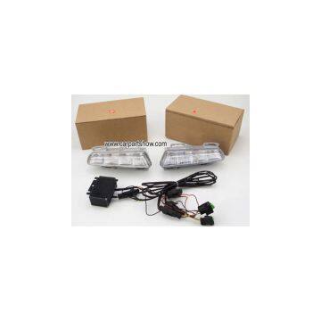 Smart Fortwo 2012-2014 DRL LED Daytime Running Lights Car Headlights Fog Lamp Cover photo-3