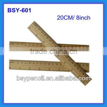 20cm measure wooden ruler