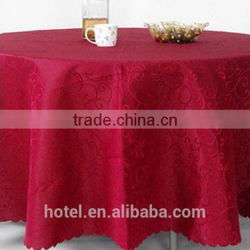Wholesale Cheap Round Polyester Table Cloth For Wedding photo-2