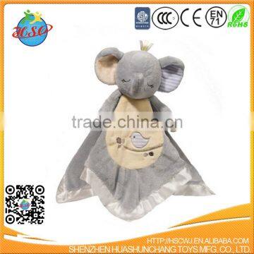 Wholesale Grey Elephant Baby Doudou Comforter Blanket Animal Toy photo-5
