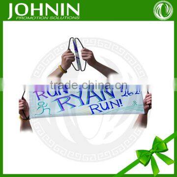 OEM pvc/pe high quality customized professional rolling hand fan banner