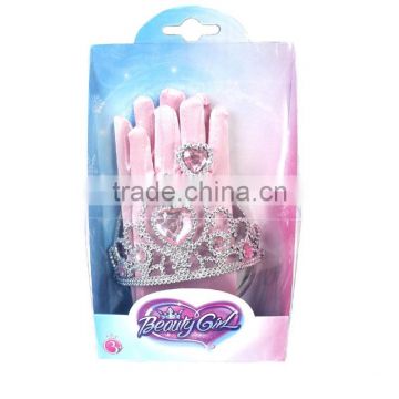 Fancy design frozen princess sets 2016 hot selling princess gift with gloves