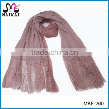 Laeste new design fashion lace big size scarf