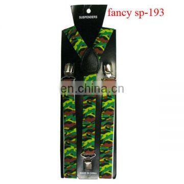 Cool personalized camouflage gallususes suspenders