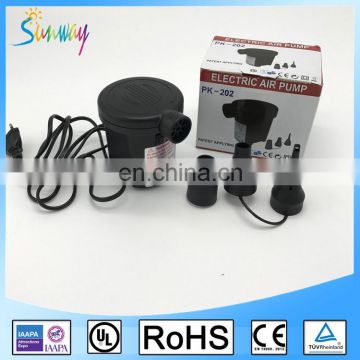 Sunway CE Past Good Quality Electric Air Pump for Inflatable Toys Floats Balloon