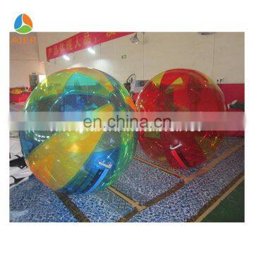 AIER water game oem amusement park walking water ball zorb ball for kids