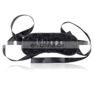 Sexy Black Rose Eye Mask Flower Blindfold Adult Novelty Product Sex Toy photo-3