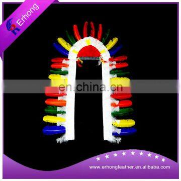 Event Party Supplies Native American Indian Headdress cheap feahter headdress for show