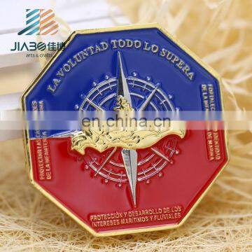 Custom Canada Flag Army Logos High Quality Enamel Medals Coins photo-6