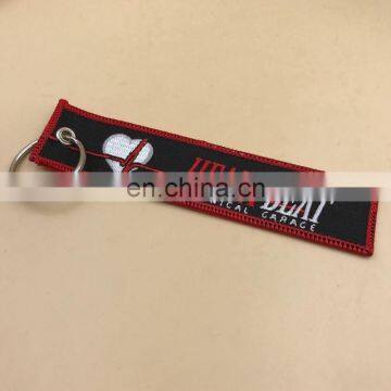 High Quality Promotion Flight Embroidery Key chain