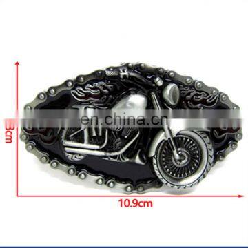 Good Quality Wholesale Zinc Alloy Metal Angle Wings and Heart Cowboy Belt Buckle photo-5