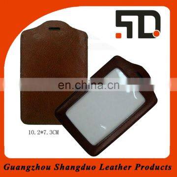 Popular Leather ID Card Holder Bestsell Leather Badge Holder