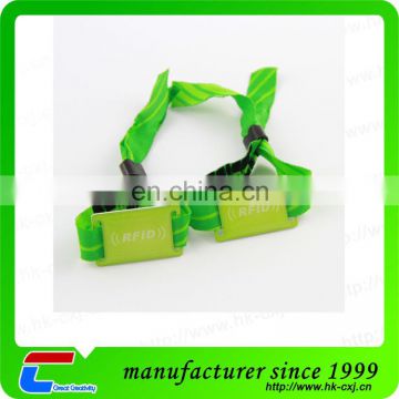 Cool Fabric Woven Bracelet ID Wristband for Christmas Festival