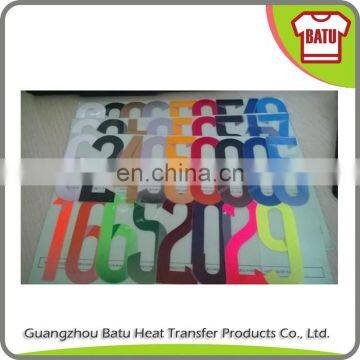 sports jersey number heat transfer