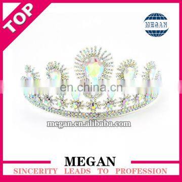 Wholesale rhinestone bride tiara wedding jewelry bridal crown promotion