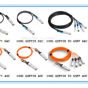 10G SFP+ AOC/DAC 40G QSFP+ AOC/DAC 100G QSFP28 AOC/DAC Cables