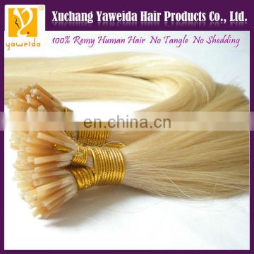 High quality Russian Hair I tip keratin hair extensions, 1g pre-bonded hair extensions, virgin prebonded hair