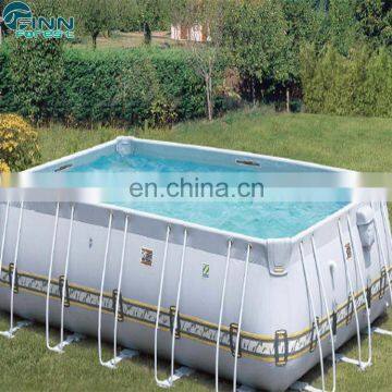 Indoor PVC Inflatable Swimming Pool Adult With Metal Frame Flex High Tensile Foldable