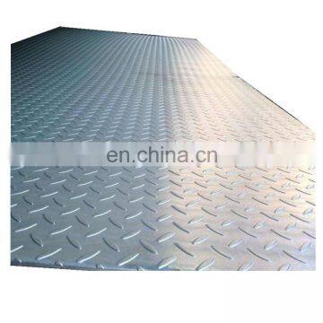 MS Carbon Steel Tear Drop Chequered S235jr SS400 A36 Q235 Checkered Steel Plate