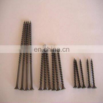 Carbon steel thread streaker point drywall screw