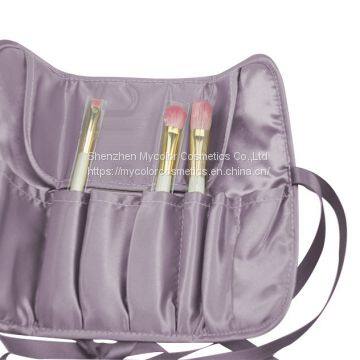 3pcs Matcha Color Practical Eyeshadow Brush Wool Hair Makeup Brush Set Portable OEM With Sack photo-4