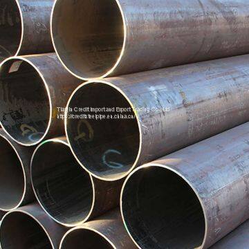 Black Carbon Welded Steel Pipe ERW Steel Pipe Welded Furniture Pipe photo-2
