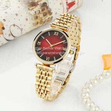 2019 Japan Quartz Analog Timepieces Stainless Steel Luxury Women Lady Watches Jewelry Wrist Watch photo-3