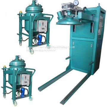 VOL-100L Mixing Frame & Injection Pot Used for Epoxy Resin, Hardener, Silica Powder, agitator tank