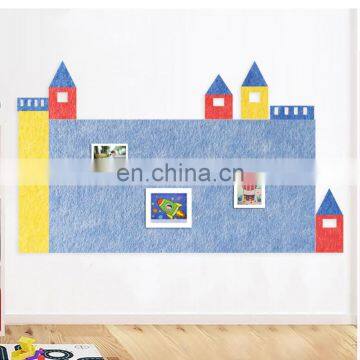 Custom Printing Colorful Barrier Wood Acoustic Wall Panel photo-3