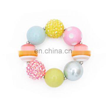 Easter Girl Necklace Bracelet 2pcs Set Chunky Bubble Beads Boutique Jewelry Sets photo-5