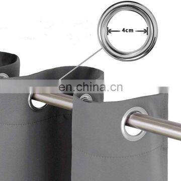 Wholesale Custom Modern Simple Solid Color 100% Polyester High Shading Blackout Window Curtains Rideaux For The Living Room photo-5