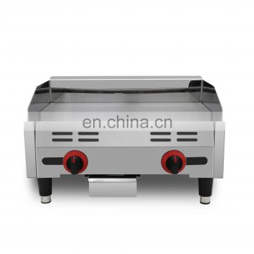 Commercial Outdoor BBQ Gas Pan Plate Grill Chromium Cooking Stainless Steel Pancake Griddle