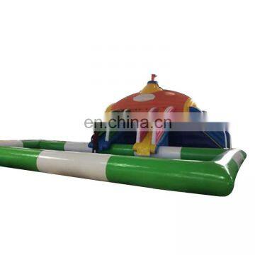 Giant Inflatable Pool Slide/tropical Inflatable Water Slide With Pool for Kids and Adults photo-2