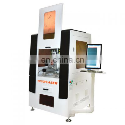 TIPTOPLASER small model fiber laser cutting machine cutting gold and silver jewelry