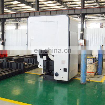 Industrial CNC Professional Pipe Cutter Two Chuck Laser Tube Cutting Machine 1000w