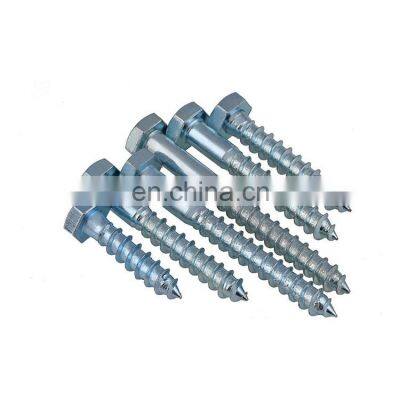 Stainless Steel SS304  Hexagon Head Wood lag Screw DIN571