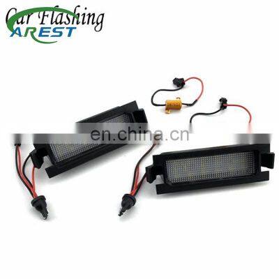 Carest 2pcs White Canbus 18SMD Led Number License Plate Light Lamp for Hyundai I30 (GD)2013 2014 2015 Auto Car-styling