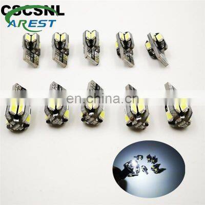 30PCS T10 Led Car Interior Bulb Canbus Error Free T10 White 5730 8SMD LED 12V Car Side Wedge Light White Lamp Bulb Car Styling